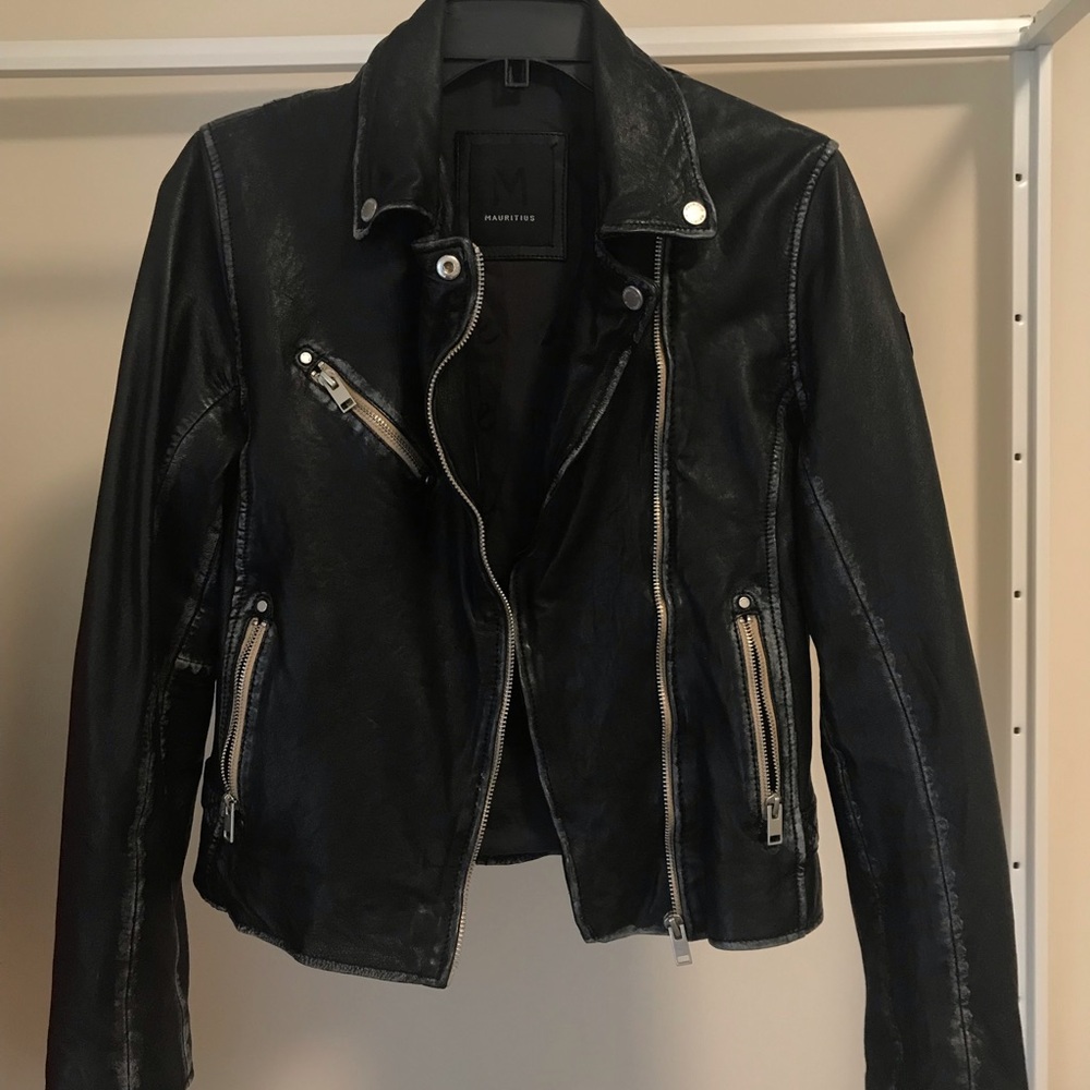 Distressed Leather jacket